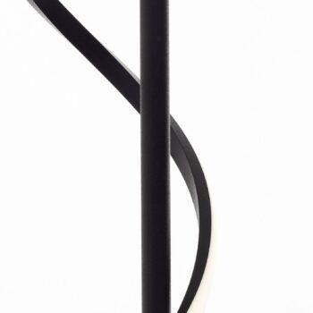 Stojacia lampa Eunice LED, výška 150 cm, čierna, kov
