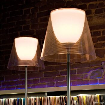 Stojacia lampa FLOS KTribe F2, transparentná