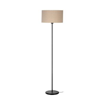 Stojacia lampa Feniglia ľanové tienidlo prírodná