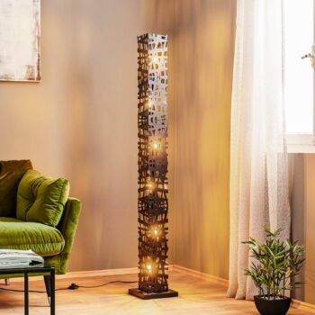 Stojacia lampa Foresta z kovu, výška 153 cm