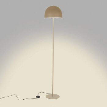 Stojacia lampa Forlight Fres, béžová, oceľ, výška 160 cm