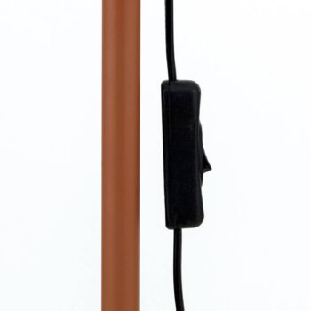 Stojacia lampa Gili, oceľ, koralovo červená, výška 150 cm, E27