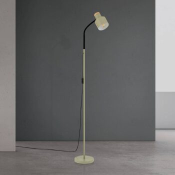 Stojacia lampa Gili, oceľ, svetlozelená, výška 150 cm, E27