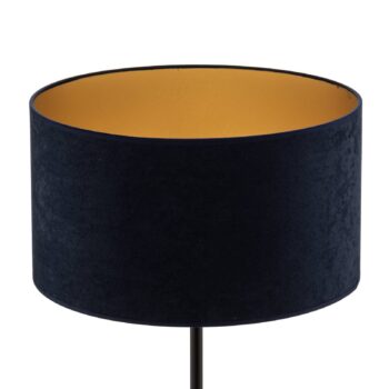 Stojacia lampa Golden Roller tmavomodrá/zlatá