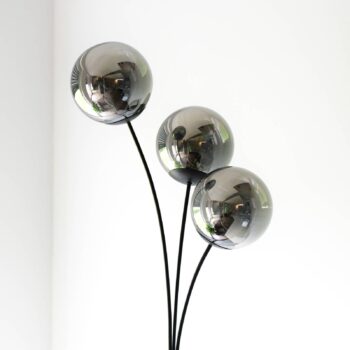 Stojacia lampa Green Widow so skleneným tienidlom