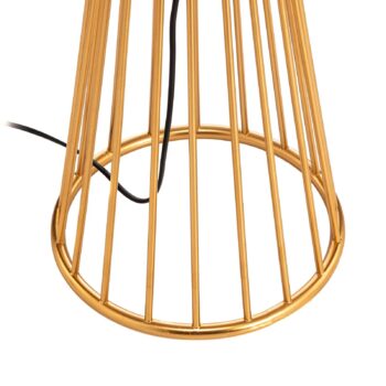 Stojacia lampa HLM-9073-1BSA v zlatej a čiernej farbe