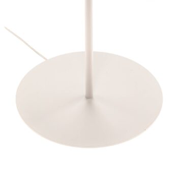 Stojacia lampa Helen s textilným tienidlom biela-zlatá