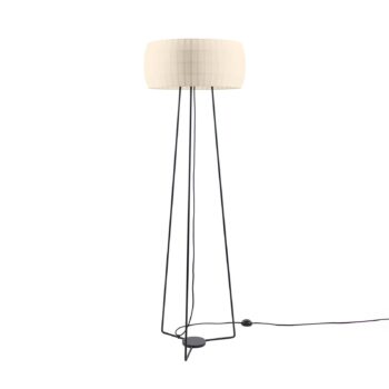 Stojacia lampa Isamu statív tienidlo perlová biela
