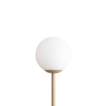 Stojacia lampa Joel z, béžová/biela, 1-plameňové
