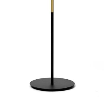 Stojacia lampa Jugen, čierna/zlatá, 1-plameňová
