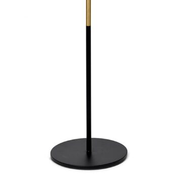 Stojacia lampa Jugen, čierna/zlatá, 2-plameňová