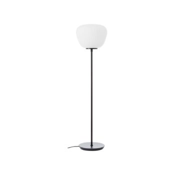 Stojacia lampa Kaizen, výška 140 cm, opál, sklo/kov