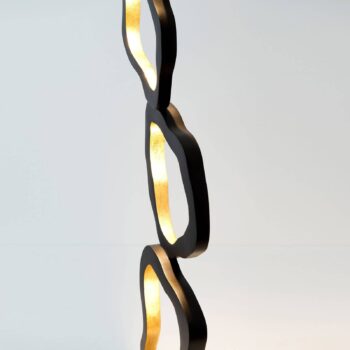 Stojacia lampa LED Infernale, päť žiaroviek