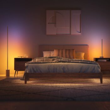 Stojacia lampa LED Philips Hue Gradient Signe Oak