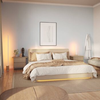 Stojacia lampa LED Philips Hue Gradient Signe Oak