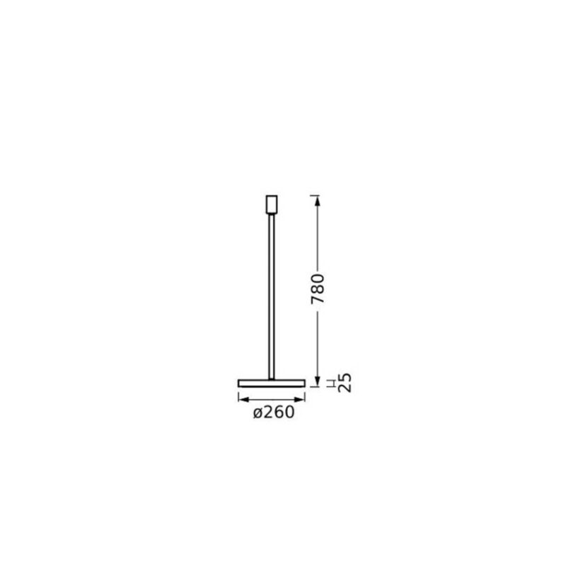 Stojacia lampa LEDVANCE Decor Stick E27, výška 78 cm, béžová Stojacia lampa LEDVANCE Decor Stick E27, výška 78 cm, béžová