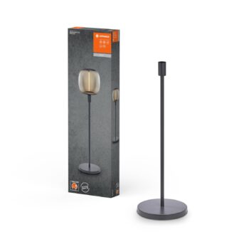 Stojacia lampa LEDVANCE Decor Stick E27, výška 78 cm, tmavosivá