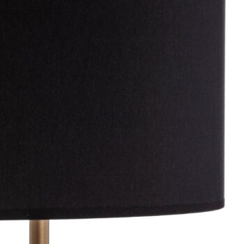 Stojacia lampa LM-9112-1E, mramorová základňa, textilný tienidlo