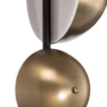 Stojacia lampa LM-9113-2BSY, čierna, kov, výška 180 cm, E14