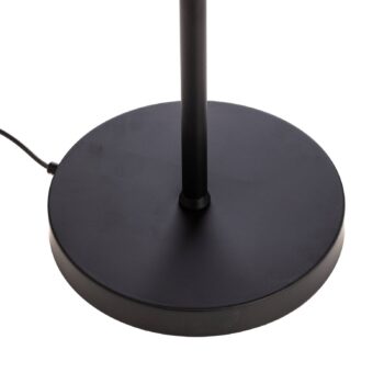 Stojacia lampa LM-9113-2BSY, čierna, kov, výška 180 cm, E14