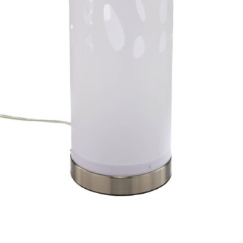 Stojacia lampa Lindby Alisea, 104 cm, biela, RGBW, diaľkové ovládanie