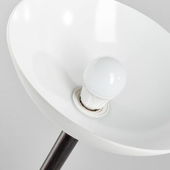 Stojacia lampa Lindby Elaina, svetlo na čítanie, hrdzavá farba, 180 cm, E27