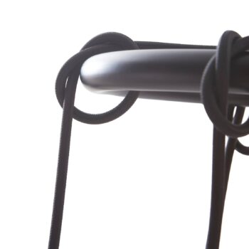 Stojacia lampa Lindby Elira, čierna, kov, výška 150 cm, E27