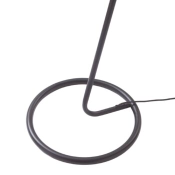 Stojacia lampa Lindby Elira, čierna, kov, výška 150 cm, E27