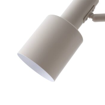 Stojacia lampa Lindby Ovelia, béžová, kov, E27