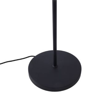 Stojacia lampa Lindby Ovelia, oranžová/čierna, kov, E27