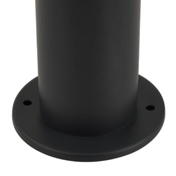 Stojacia lampa Lindby Statius, antracit/opál, železo, 100 cm