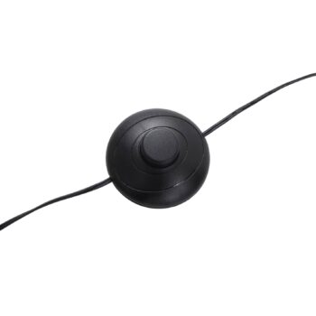 Stojacia lampa Lucande LED Adomas, čierna/zlatá, železo, stmievateľná