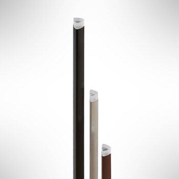 Stojacia lampa Lucande LED Stoika, 150 cm, 5-pl. kov