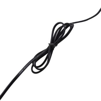Stojacia lampa Lucande Silka, výška 173 cm, čierna, kov