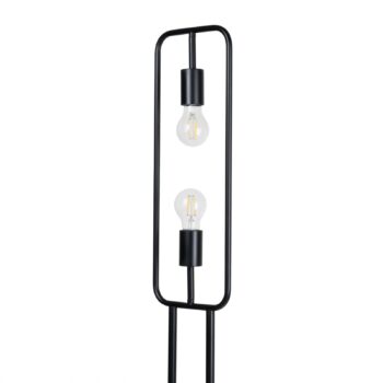 Stojacia lampa Lucande Tornike, dvojsvetlá, železo