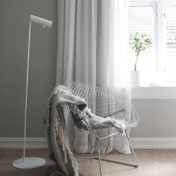 Stojacia lampa MIB 6 s objímkou GU10, biela