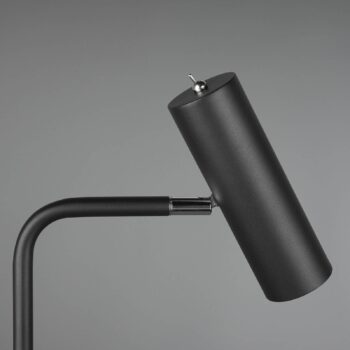 Stojacia lampa Marley, čierna, výška 151 cm, kov