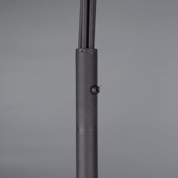 Stojacia lampa Marley, čierna, výška 200 cm, 5 svetiel, kov