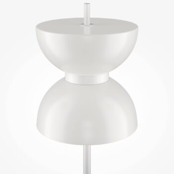 Stojacia lampa Maytoni LED Kyoto, biela, výška 145 cm, mramor