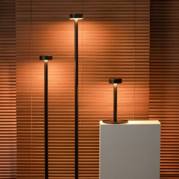 Stojacia lampa Milan Peak Lane LED čierna 170 cm