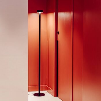 Stojacia lampa Milan Peak Lane LED čierna 170 cm