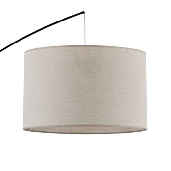 Stojacia lampa Moby Nature s textilným tienidlom