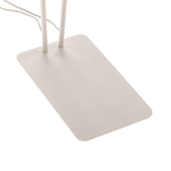Stojacia lampa Mono II, 2-plameňová, biela