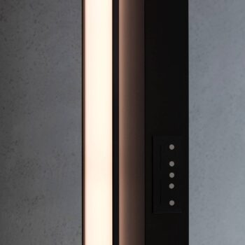 Stojacia lampa Nemo Ara stmievateľná antracitová/antracitová