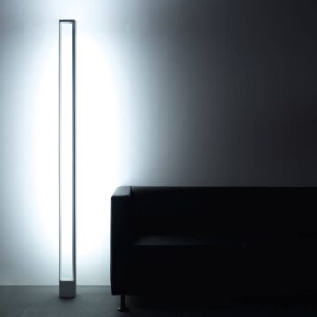 Stojacia lampa Nemo Tru LED 2 700 K, biela lakovaná