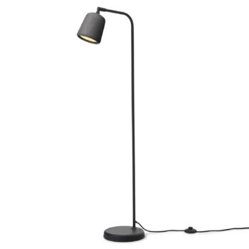 Stojacia lampa New Works Materiál, tmavosivá, betón, výška 125 cm