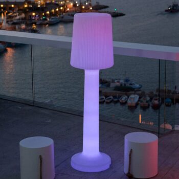 Stojacia lampa Newgarden Carmen s dobíjacou batériou, výška 110 cm