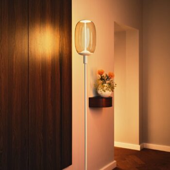 Stojacia lampa OSRAM DECOR STICK, béžová, výška 146 cm, 1 x E27