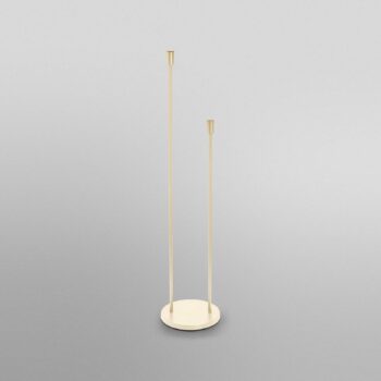 Stojacia lampa OSRAM DECOR STICK, béžová, výška 146 cm, 2 x E27