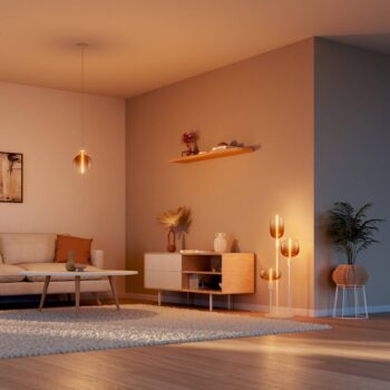 Stojacia lampa OSRAM DECOR STICK, béžová, výška 78 cm, 1 x E27